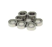 Lot de 10 roulements hybrides en céramique SR156ZZ (4,762 x 7,938 x 3,175 mm)(SR2C-ZZ)