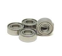 Lot de 10 roulements SMR115ZZ 5 x 11 x 4 mm, roulements en acier inoxydable ABEC5, MR115ZZ, MR115 SMR115 ZZ Z L11150ZZ, 5 x 11 x 4 mm, for micromoteurs(SMR95Z 5x9x3mm)