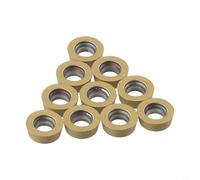 Lot de 10 RPMW1003MO DP5320 en carbure rond indexable pour insert CNC pour usinage en acier, compatible avec les porte-outils SRDPN/SRAPR/EMR 5R, ISO Stan