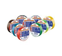 Lot de 10 Ruban adhésif isolant "53988" 10 m x 15 mm TESA