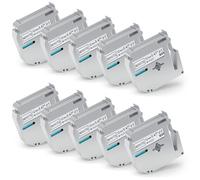 Lot de 10 rubans adhésifs MK-231 M de 12 mm compatibles avec M-K231s Brother - Noir sur blanc - Pour P Touch PT-M95 PT95 PT65 PT-65 PT70 PT85 PT90