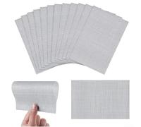 Lot de 10 rubans de réparation en maille pour fenêtres et portes, en fibre de verre pour fixer de petites déchirures et trous dans les écrans en maille