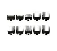 Lot De 10 Sabots De Coupe Noirs En Plastique For Tondeuse À Cheveux Homme, Guide De Coupe Et Accessoires De Rechange For Coiffure Professionnelle.(10pcs black)