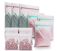 Lot De 10 Sac à Linge Sale, Filet Linge Machine à Laver, Filet de Lavage, Filet à Linge en Mailles Pour Blouse, Chaussure, Bas, Soutien-Gorge, Lingerie
