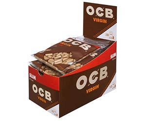 Lot de 10 sachets de 150 filtres OCB non blanchis 6 mm