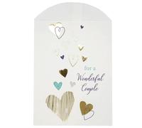 Lot de 10 sachets en papier pour cadeaux de mariage, d'anniversaire, de fête prénuptiale, pour un couple merveilleux, 12 x 19 cm