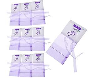 Lot de 10 sachets parfumés, sachets parfumés, sachets de parfum lavande en organza pour chaussures, placard, tiroir et voiture, joli parfum frais, relaxant, sommeil