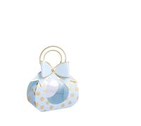 Lot de 10 sachets transparents for bonbons et biscuits, avec fenêtre, for décoration mariage, d'anniversaire ou fête(Sky Blue)