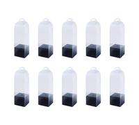 Lot de 10 sachets transparents pour bouquet de fleurs roses pour fête d'anniversaire et mariage - Boîte à fleurs pour rose unique