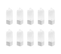 Lot de 10 sachets transparents pour bouquet de fleurs roses pour fête d'anniversaire et mariage - Boîte à fleurs pour rose unique