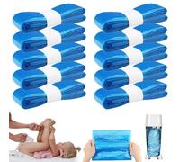 Lot de 10 sacs à couches de 5 m - Résistants aux odeurs - En plastique - Pour bébé - Avec cassette de recharge Litter Locker - Anti-odeur