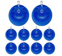 Lot de 10 sacs à eau à suspendre pour bâche de piscine - Avec boucle - Pour piscine - Pour le côté de la piscine, l'arrière-cour, le jardin, l'hiver, le sol, la piscine