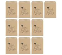 Lot de 10 sacs à friandises pour remise de diplôme, bonbons, biscuits, bonbons, fin d'année pour un nouveau départ, 15 x 20 cm, décoration de fête de remise de diplôme