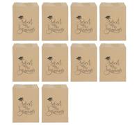 Lot de 10 sacs à friandises pour remise de diplôme, bonbons, biscuits, bonbons, fin d'année pour un nouveau départ, 15 x 20 cm, décoration de fête de remise de diplôme
