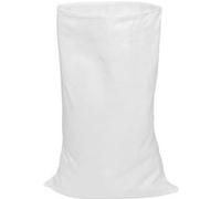 Lot de 10 sacs à gravats réutilisables en polypropylène haute qualité - 55 Kg - Blanc -