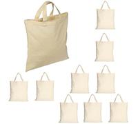 Lot de 10 Sacs à main pour homme 38 x 42 cm, Beige