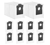 Lot de 10 Sacs à poussière aspirateur pour Dreame L10s Pro Ultra Heat/L10S Ultra Gen 2/X40/X50 Ultra Complete/X40/X50 Master, Mova E30 Ultra/Z50 Ultra/V50 Ultra, 3L Capacité de Rechange