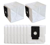 Lot de 10 sacs à poussière compatibles avec aspirateur 360 S8 Plus et Choice R2 Plus 4 ou 10 paquets