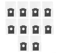 Lot de 10 sacs à poussière compatibles avec aspirateur robot à rouleau Mova S70, sacs de collecte de poussière haute efficacité pour station vide automatique, pour pièces de rechange faciles à