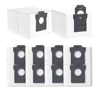 Lot de 10 sacs à poussière compatibles avec aspirateur robot Dreame X30 Ultra / L10s Pro Ultra - Grande capacité de 3,2 l