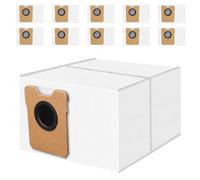 Lot de 10 Sacs à Poussière Compatibles avec Eufy Omni C20 et C10 Aspirateurs Robots, Sacs à Poussière Jetables de Remplacement à 4 Couches pour C20