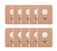 Lot de 10 sacs à poussière compatibles avec Eureka Stylus et Elite NEC490BL avec grande capacité, lot de 4 ou 10, conçus pour une performance d'aspiration fiable