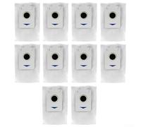 Lot de 10 sacs à poussière compatibles avec les aspirateurs Ecovacs, X5, OMNI, X5 Pro, pour un confinement fiable des déchets d'animaux domestiques et des restes de nourriture