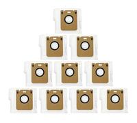 Lot de 10 sacs à poussière compatibles avec robot aspirateur Dreame Bot D10 Plus RLS3D pour remplacer les sacs poubelle