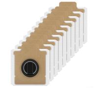 Lot de 10 sacs à poussière de qualité supérieure pour aspirateur Dreame Z40 Station Wet Dry Grande capacité pour réduire la fréquence de remplacement