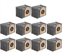 Lot de 10 sacs à poussière de rechange, 4 couches, grande capacité, sacs filtrants, accessoires pour aspirateur robot Eufy Clean X8 Pro