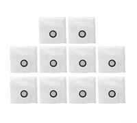 Lot de 10 sacs à poussière de rechange compatibles avec les aspirateurs robotiques Greenworks GRV3011 pour garder vos sols hygiéniques et propres