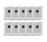 Lot de 10 sacs à poussière de rechange Ecovacs pour Deebot pour mini aspirateurs robots avec système de filtration efficace