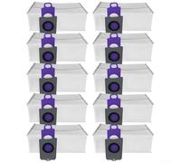 Lot de 10 sacs à poussière de rechange en tissu non tissé pour aspirateur Narwal pour Freo Z et pour modèles Ultra Vacuum compatibles avec le design exact du compartiment de sac