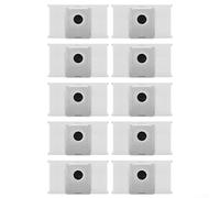 Lot de 10 sacs à poussière de rechange pour aspirateur Ecovacs Deebot T80, pour aspirateur robot OMNI en fibres soufflées par fusion - Tissu non tissé - Système de filtration avancé