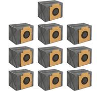 Lot de 10 sacs à poussière de rechange pour aspirateur Eufy Clean X8 Pro/X10 Pro Omni Robot Aspirateur Autovide, grands sacs à poussière de 3 L, sacs à poussière de rechange à 4 couches