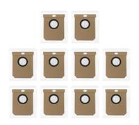 Lot de 10 sacs à poussière de rechange pour aspirateur pour Cecotec pour Conga 2299 Ultra 2499 7490 - Accessoires pour robot nettoyeur - Grande capacité de 2,5 l