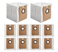 Lot de 10 sacs à poussière de rechange pour aspirateur Tapo RV20 Max Plus, Tapo RVA202, Tapo RV30 Max Plus