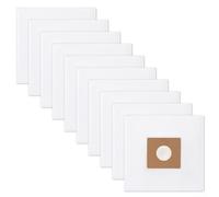 Lot de 10 sacs à poussière de rechange pour aspirateur traîneau Eureka NEN170, sacs de filtration non tissés avec élimination scellée pour la saleté et les débris ménagers, blanc, modèles compatibles