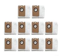 Lot de 10 sacs à poussière de rechange pour aspirateurs robot Cecotec Conga 7490 7290 compatibles avec les modèles X Treme pour collecte de poussière de grande capacité