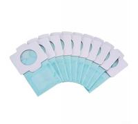 Lot de 10 sacs à poussière de rechange pour aspirateurs sans fil DCL182Z, DCL140Z, BCL180Z, CL100DZ, sacs en papier de filtration multi-qualité, bleu clair, 11,8 x 6 cm