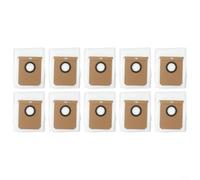 Lot de 10 sacs à poussière de rechange pour Conga 8090 pour Ultra 9090 AI Home 10000 1090 7490 pour L50 L60 SES Compatible avec Everybot EVE CC 4 ou 10 paquets