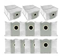 Lot de 10 sacs à poussière de rechange pour Deebot T50 PRO - Sacs d'aspirateur non tissés pour une meilleure filtration et capture des poils d'animaux, compatibles avec F (10 pièces)