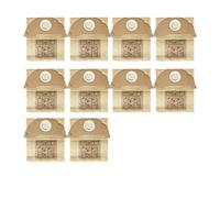 Lot de 10 sacs à poussière en papier compatibles avec Karcher A2000 A2004 A2014 A2024 A2054 A2074 S2500 WD2200 WD2210 WD2240