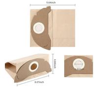 Lot de 10 sacs à poussière en papier compatibles avec les aspirateurs Karcher WD3