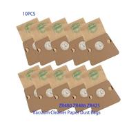 Lot De 10 Sacs À Poussière En Papier For Aspirateur, Compatibles Avec Les Modèles Rowenta ZR480/ZR486/ZR425/RO1274/Soam RO1221.