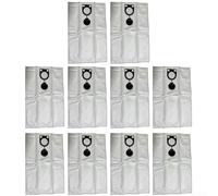 Lot de 10 sacs à poussière en polaire double couche compatibles avec les séries NSG/NTS et HS/GS/AS, sacs filtrants de rechange pour FBV 20/25/35/40/45/50