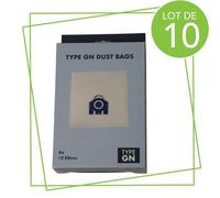 Lot de 10 sacs à poussière GN compatibles Aspirateur (12281680 KOMPATIBEL)