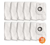 Lot de 10 sacs à poussière haute capacité pour aspirateur robot Hombli HBVA0100 pour maintenir des sols propres avec filtration efficace