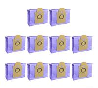 Lot de 10 sacs à poussière haute performance pour RoboVac L35, hybride LR30, station hybride LR20, élimination maximale des débris