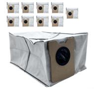 Lot de 10 sacs à poussière jetables de grande capacité compatibles avec Eufy C20 pour robot omni Sweeping Robot - Filtration haute efficacité